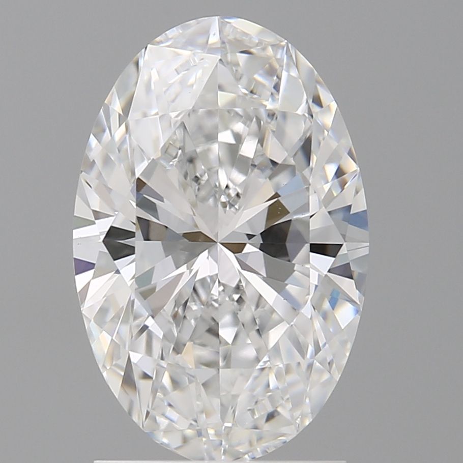 2.06 ct. oval Lab Grown Diamond front image
