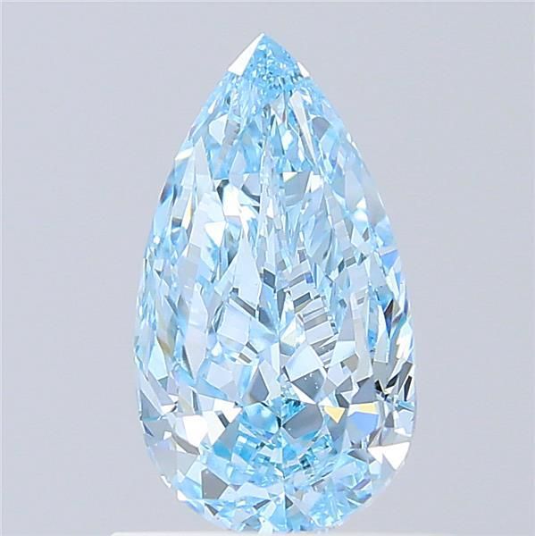 1.0 CT Fancy Vivid Blue PEAR