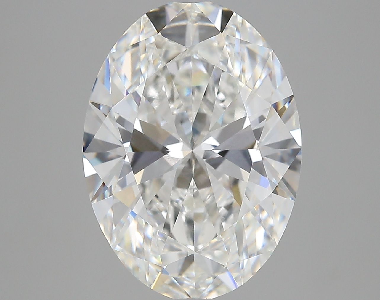 6.02 ct. oval Lab Grown Diamond front image