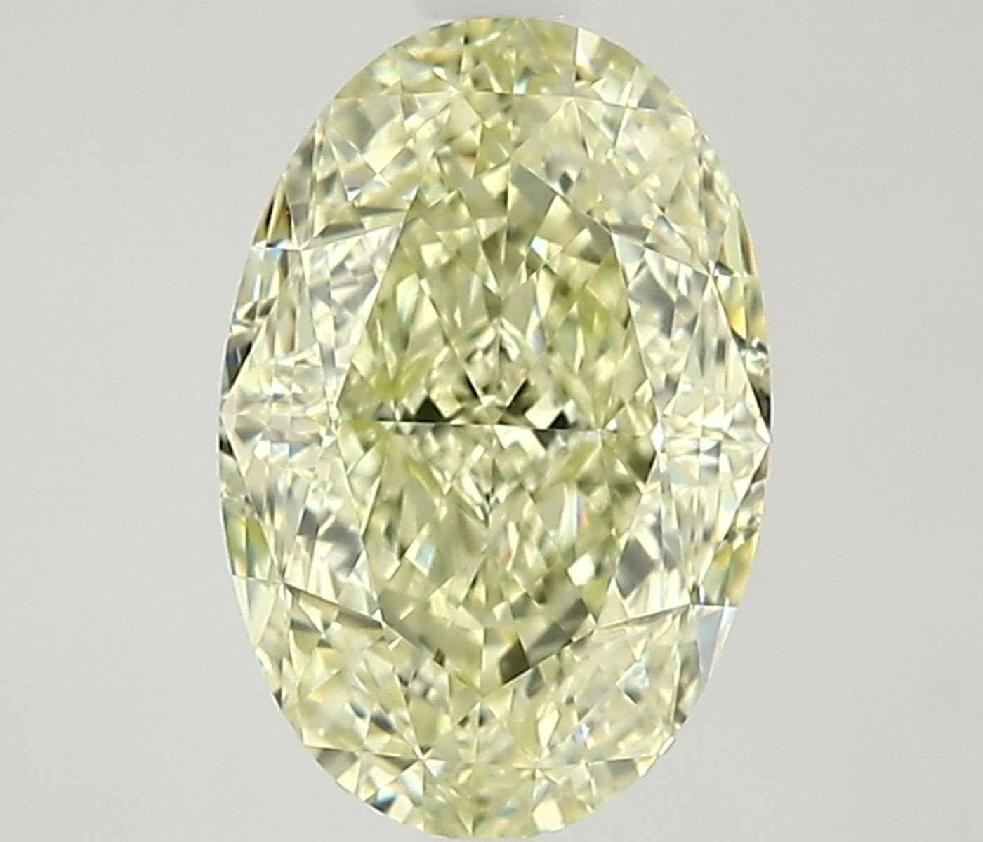 Diament 2.1 ct Fancy Light Greenish Yellow/VS1