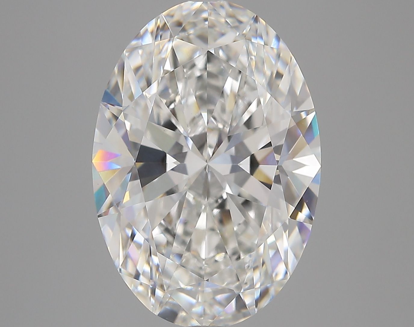 7.09 ct. oval Lab Grown Diamond front image