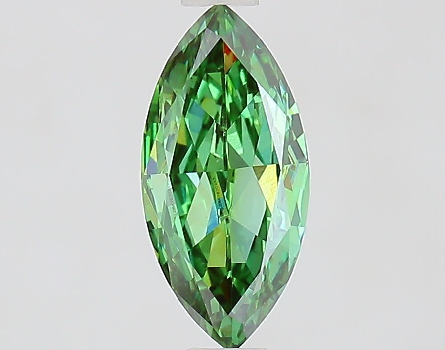 1.0 CT Fancy Vivid Green MARQUISE