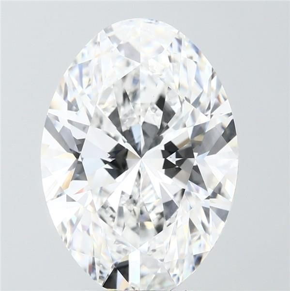 6.01 ct. oval Lab Grown Diamond front image