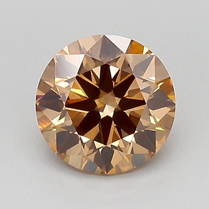1.01 CT Fancy Light Brown ROUND