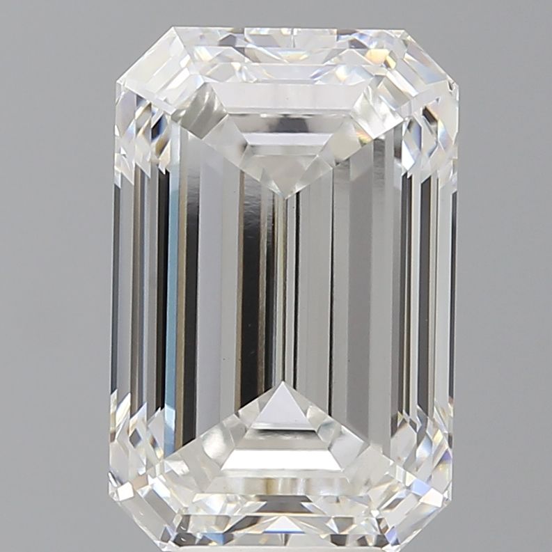 7.02 ct. emerald Lab Grown Diamond front image