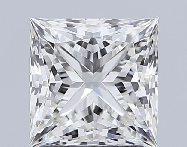 2.10 ct. princess Lab Grown Diamond front image