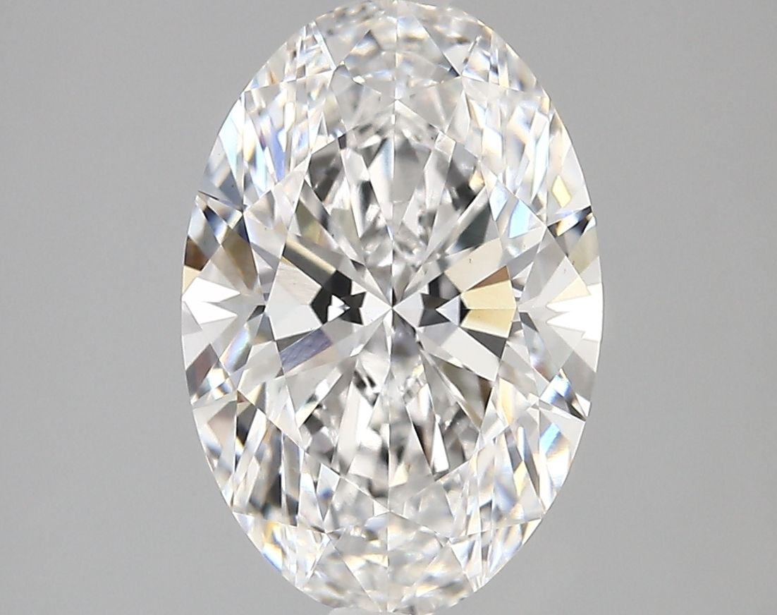 3.67 ct. oval Lab Grown Diamond front image