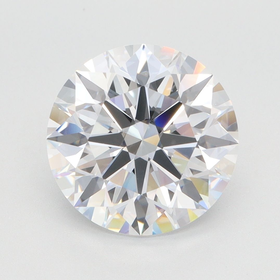 Diamant Rond 3.80 ct - Couleur D - Pureté VVS1