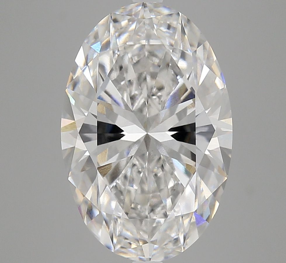 6.19 ct. oval Lab Grown Diamond front image
