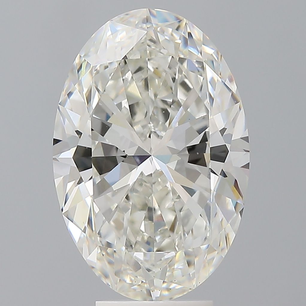 6.02 ct. oval Lab Grown Diamond front image