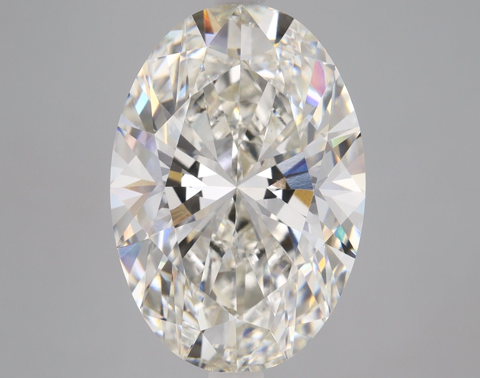 6.41 ct. oval Lab Grown Diamond front image