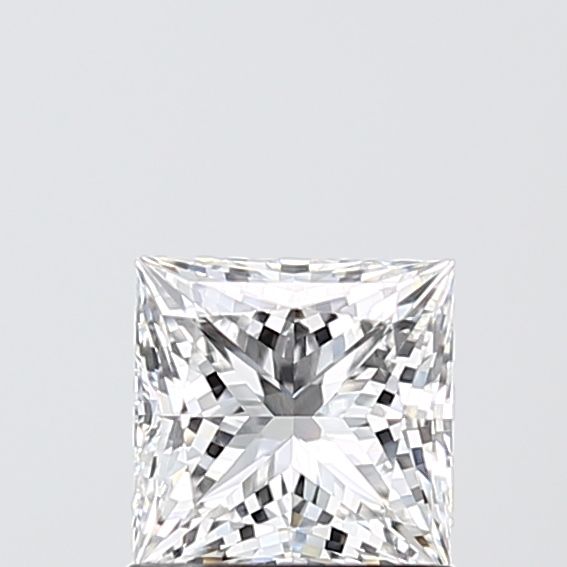 1.1 ct lab-grown Princess Diamond