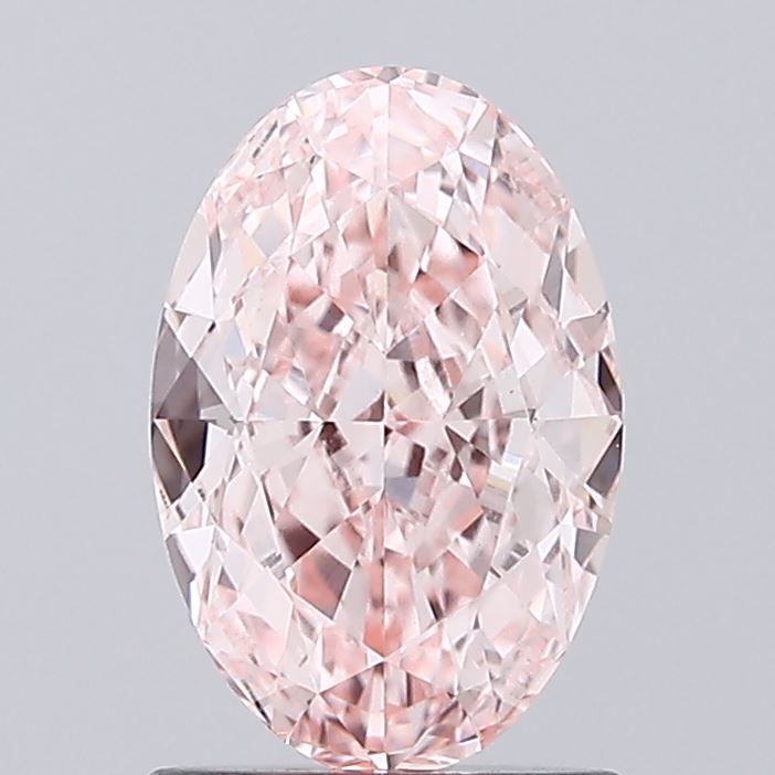 1.42 CT Fancy Intense Pink OVAL