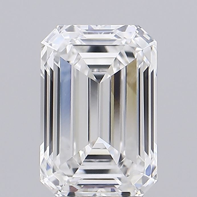 2.71 ct. emerald Lab Grown Diamond front image