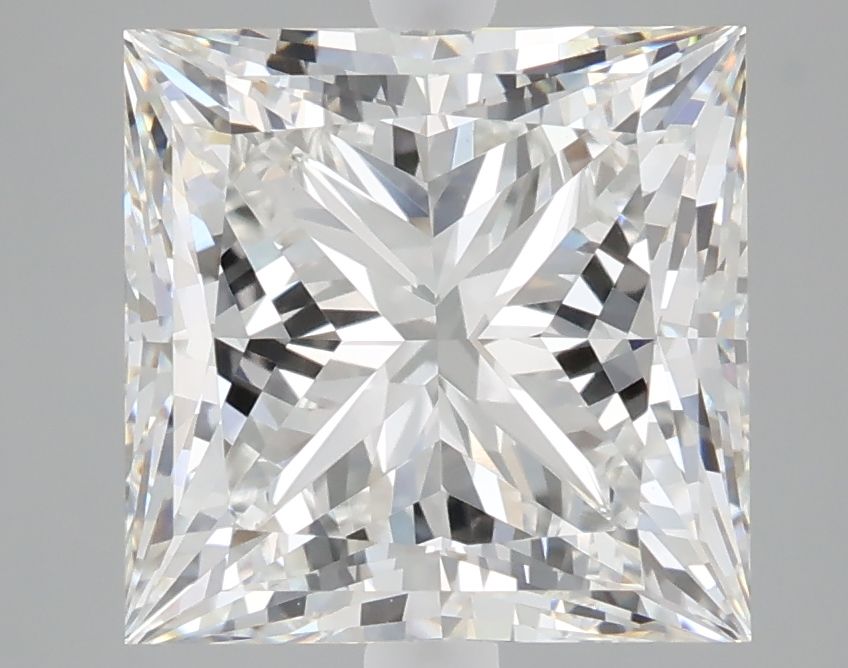 5.24 ct. princess Lab Grown Diamond front image