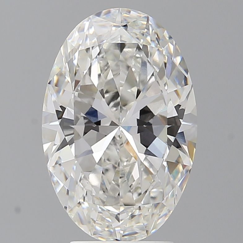 4.08 ct. oval Lab Grown Diamond front image