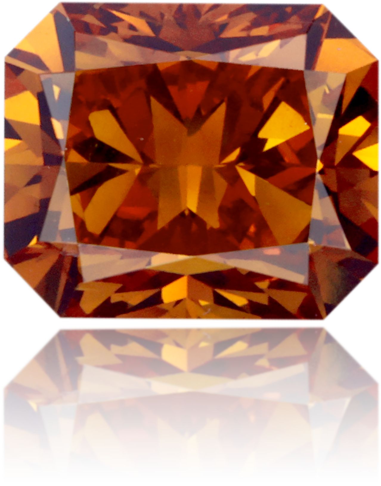 Diament 1.25 ct Fancy Deep Orange/I1