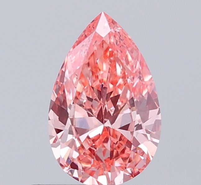 0.56 CT Fancy Vivid Pink PEAR