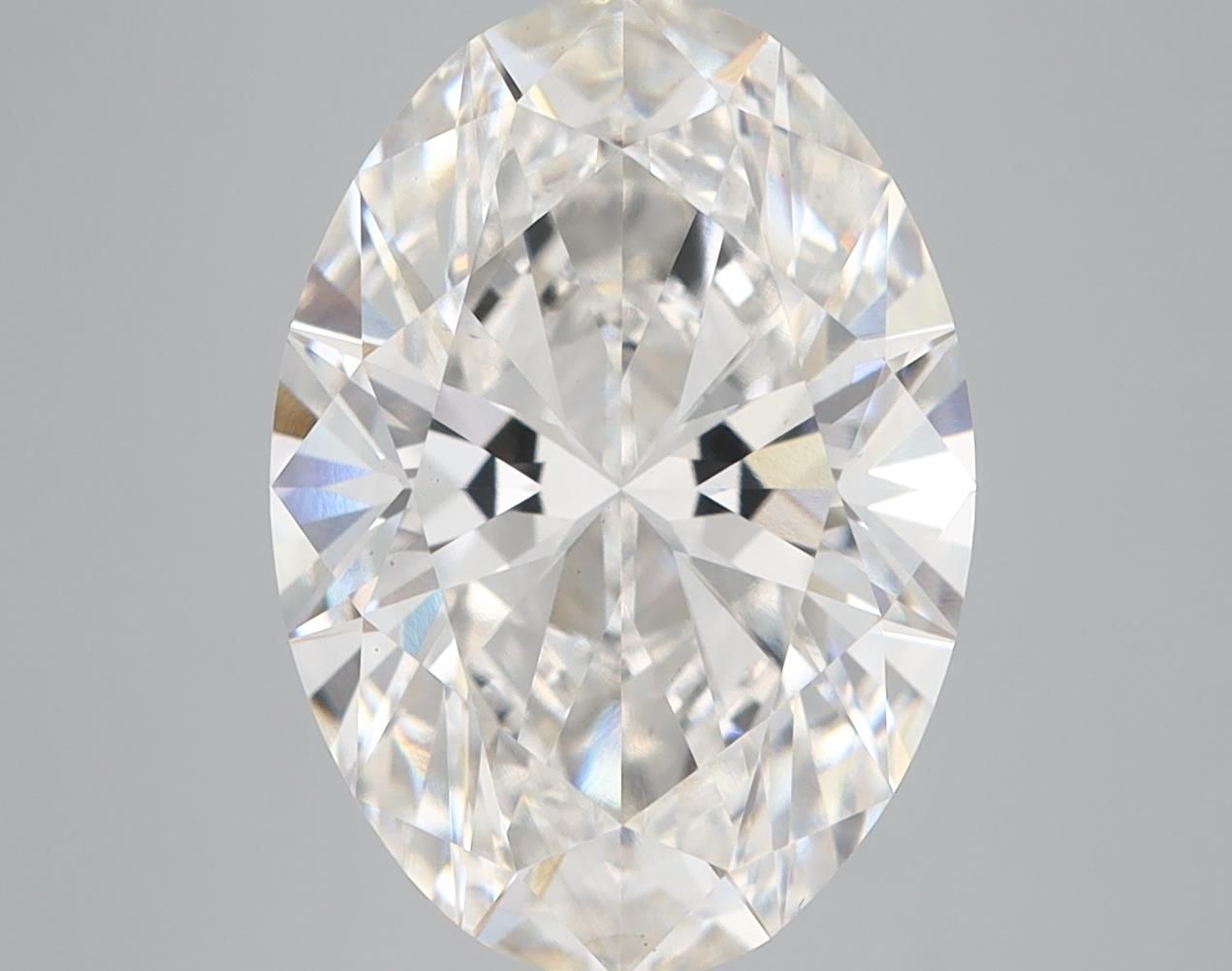 5.38 ct. oval Lab Grown Diamond front image
