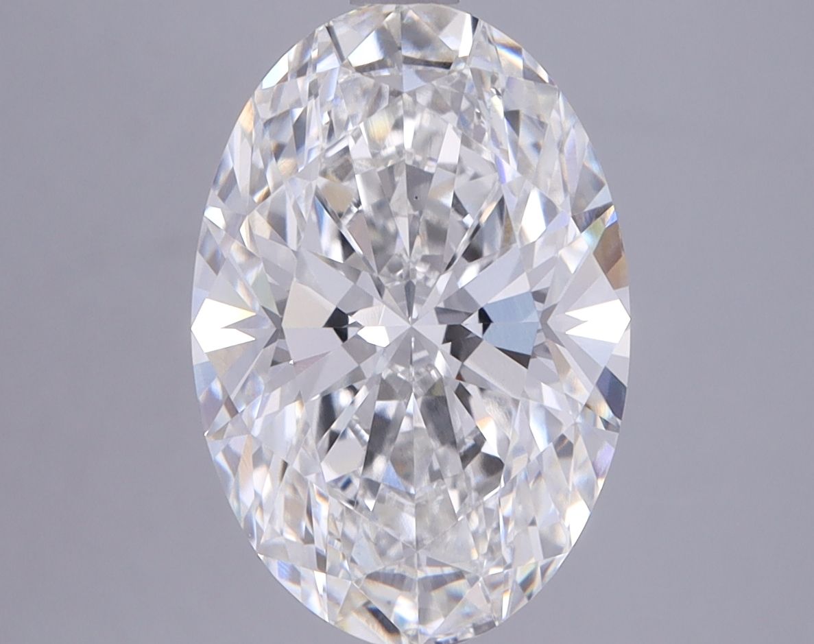 3.92 ct. oval Lab Grown Diamond front image