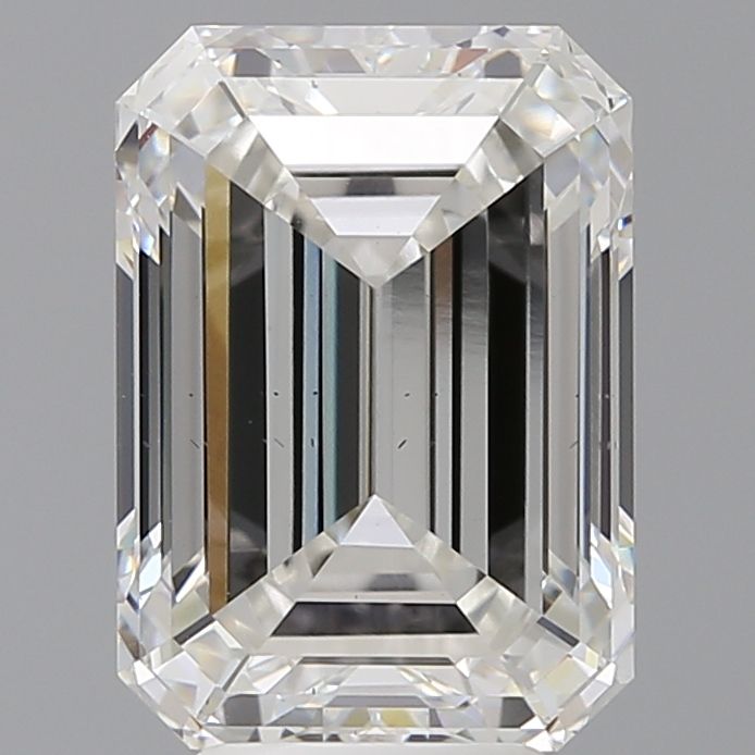 5.55 ct. emerald Lab Grown Diamond front image