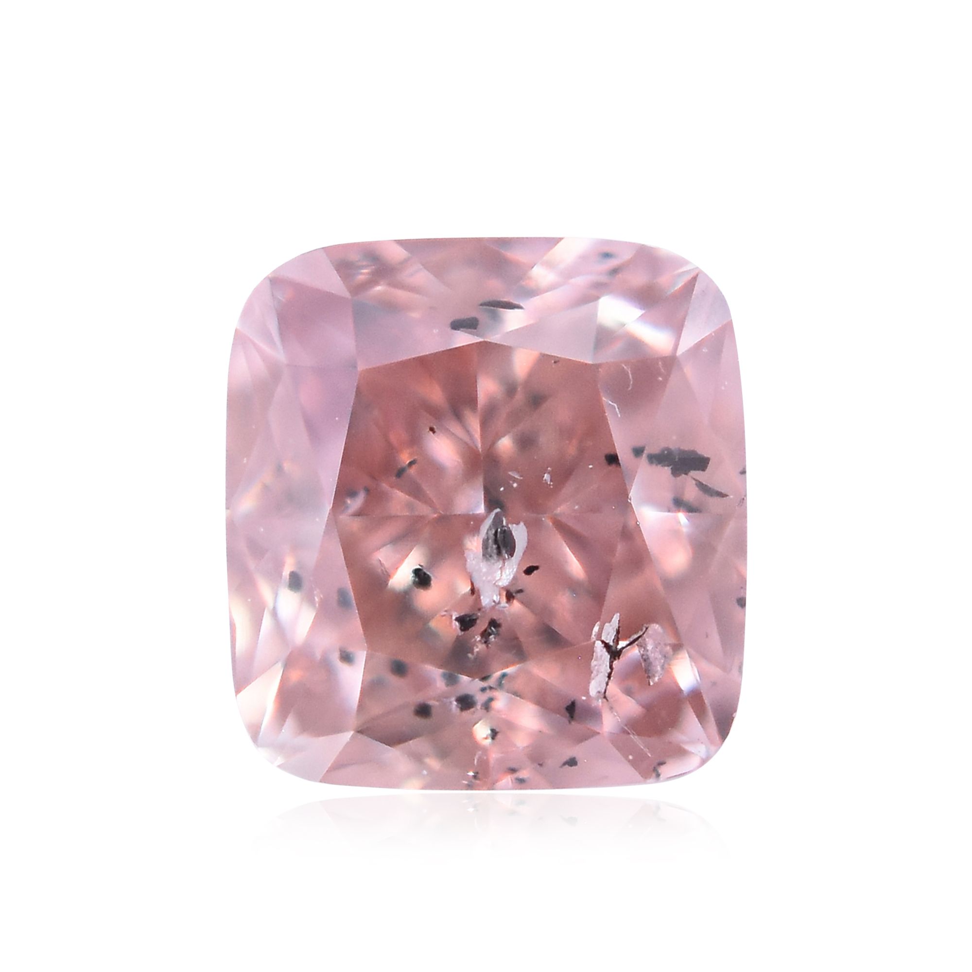 Diament 0.23 ct Fancy Deep Brownish Orangey Pink/I1