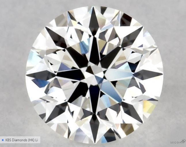 0.57 ct Round diamond