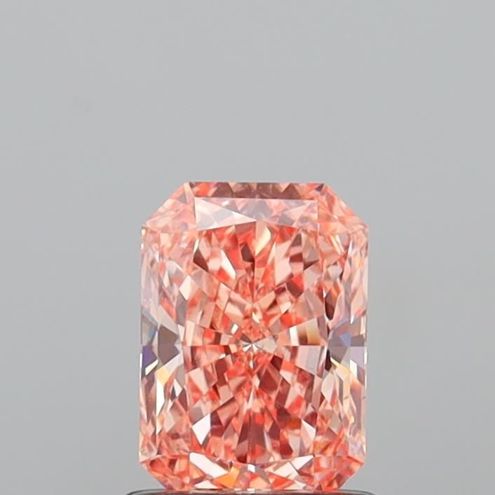 1.09 CT Fancy Vivid Orangey Pink RADIANT