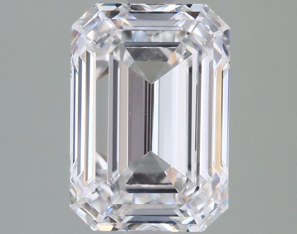Diamant Émeraude 3.02 ct - Couleur D - Pureté VVS1