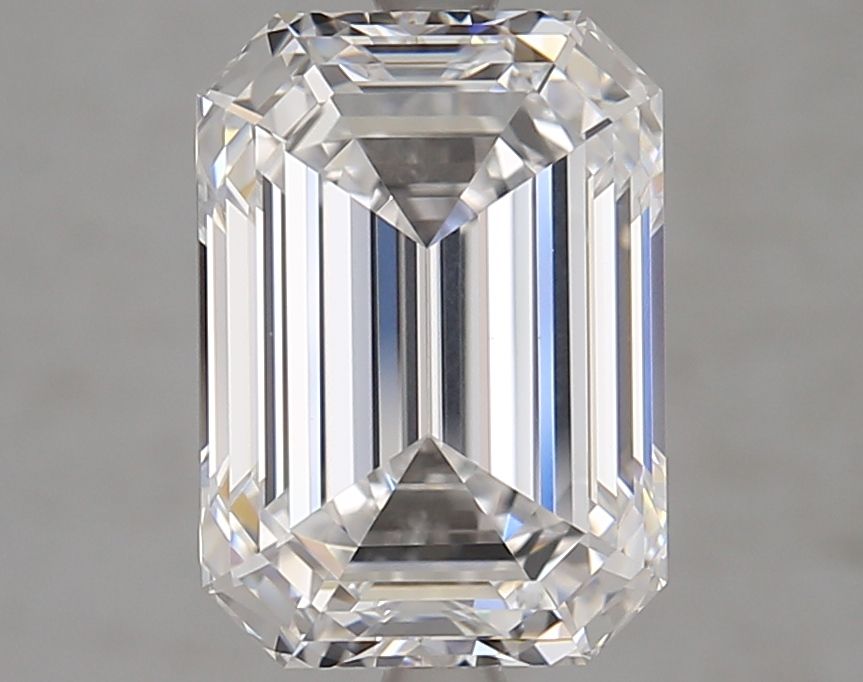 Diamant Émeraude 4.09 ct - Couleur D - Pureté VVS1