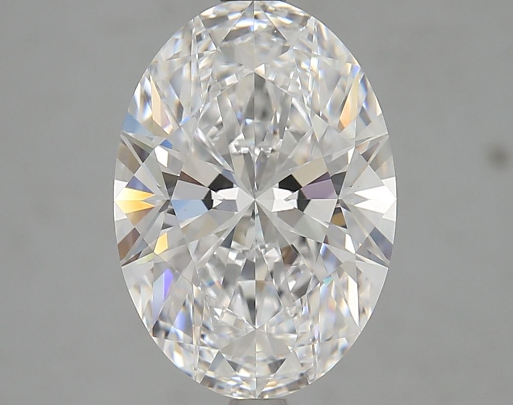 Diamant Ovale 4.02 ct - Couleur D - Pureté VVS2