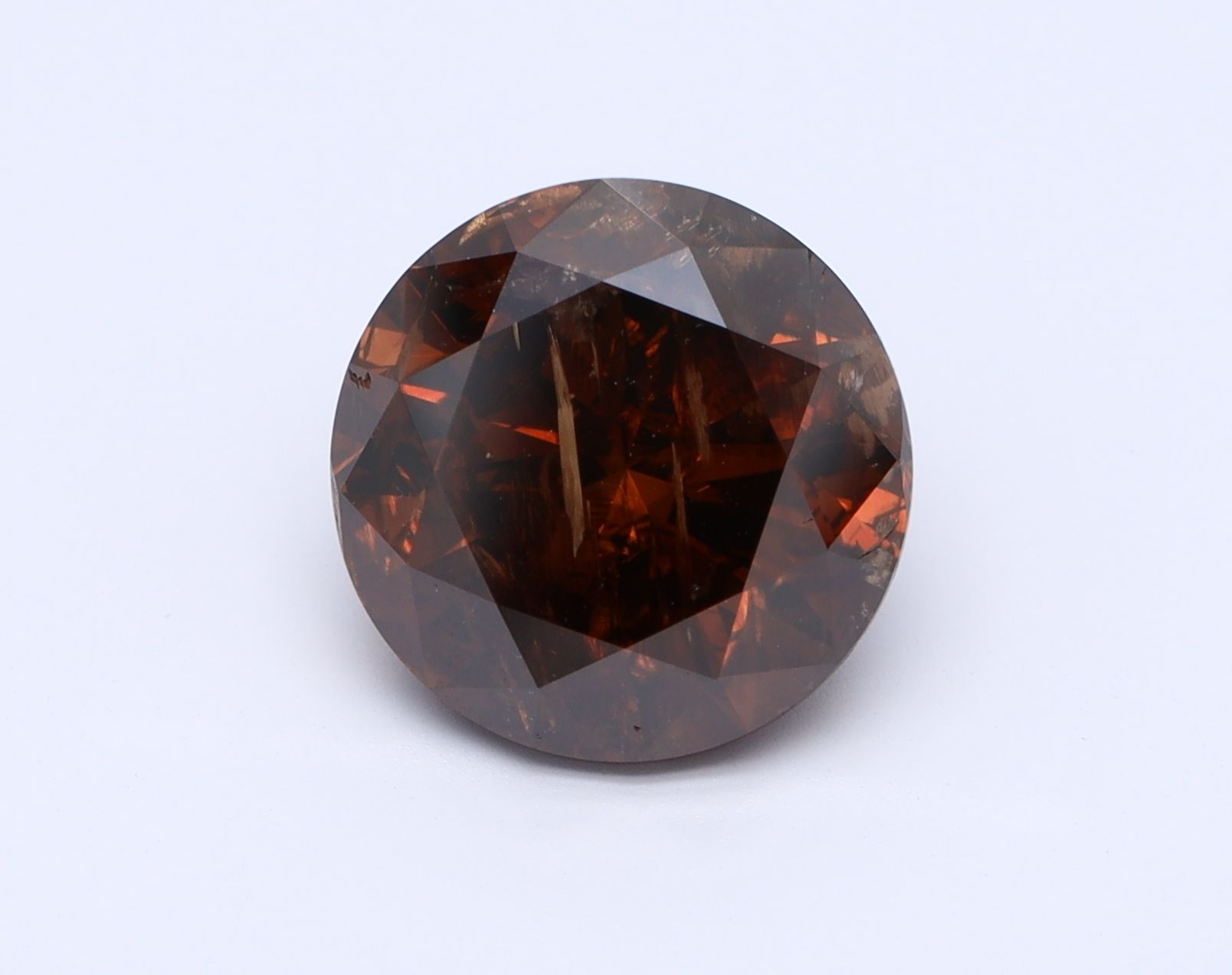 Diament 3.51 ct Fancy Dark Brown/