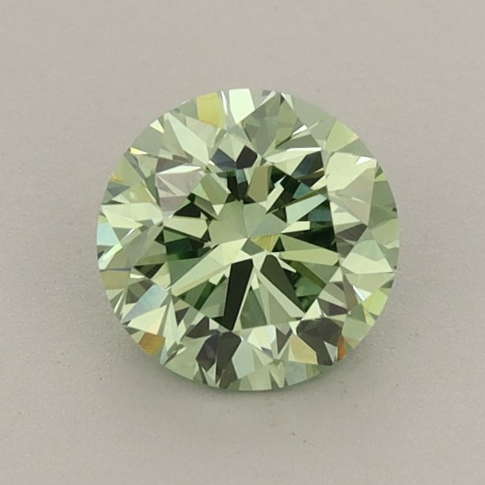 0.87 CT Fancy Vivid Green ROUND