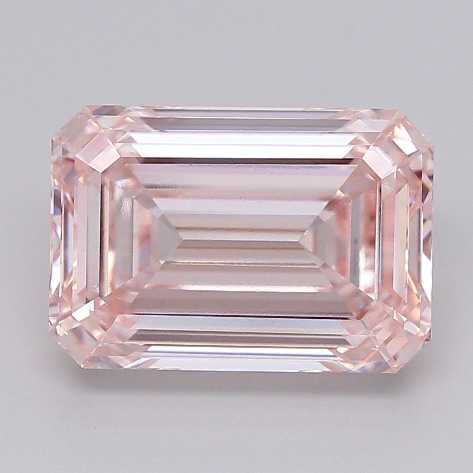 7.27 ct. emerald Lab Grown Diamond front image