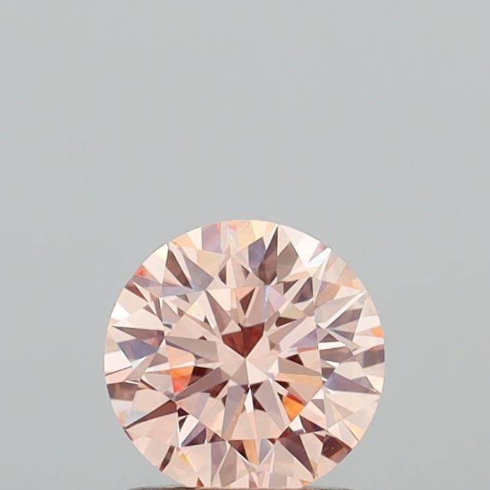 1.05 CT Fancy Intense Orangey Pink ROUND