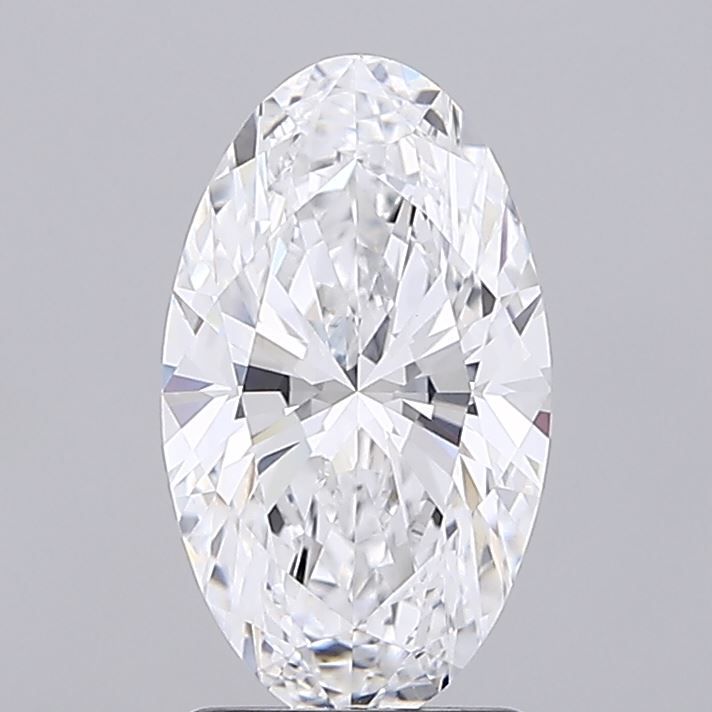 2.10 ct. oval Lab Grown Diamond front image