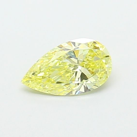 0.65 CT Fancy Yellow PEAR