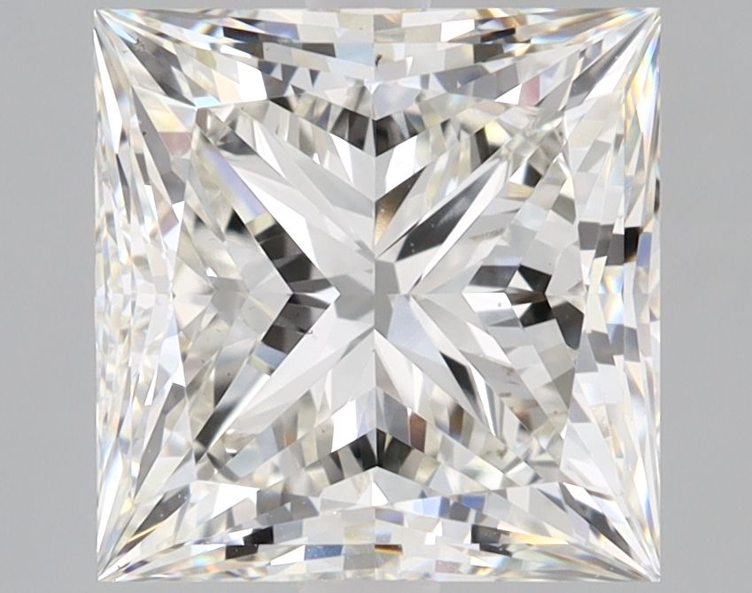 4.14 ct. princess Lab Grown Diamond front image