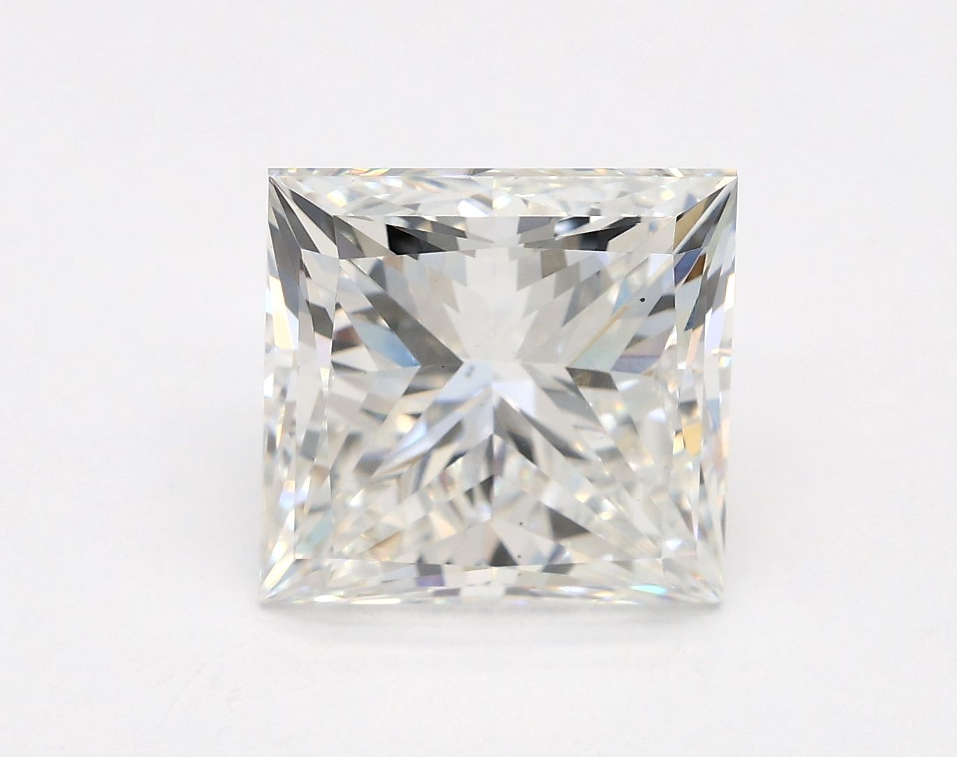 4.02 ct. princess Lab Grown Diamond front image