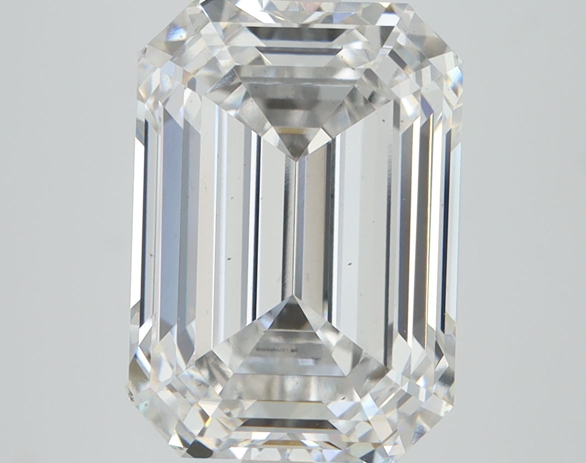 6.04 ct. emerald Lab Grown Diamond front image