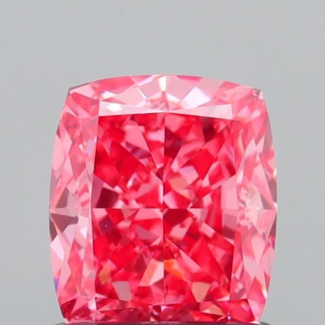 1.02 CT Fancy Vivid Pink CUSHION MODIFIED