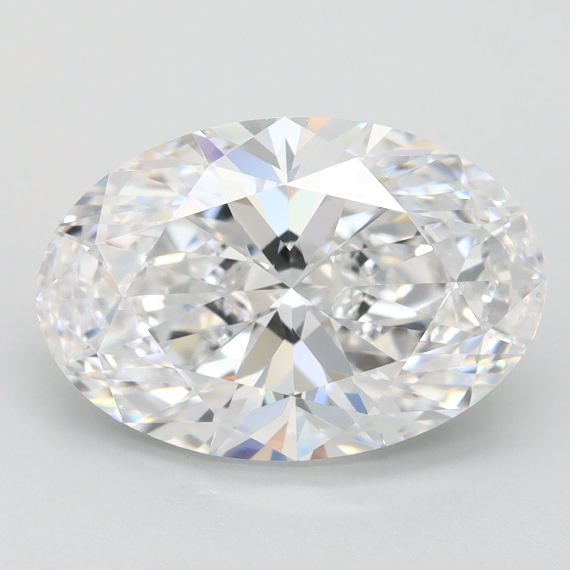 3.30 ct. oval Lab Grown Diamond front image