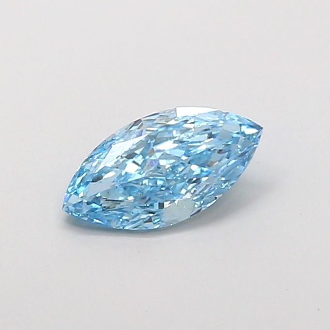 0.94 CT Fancy Vivid Blue MARQUISE