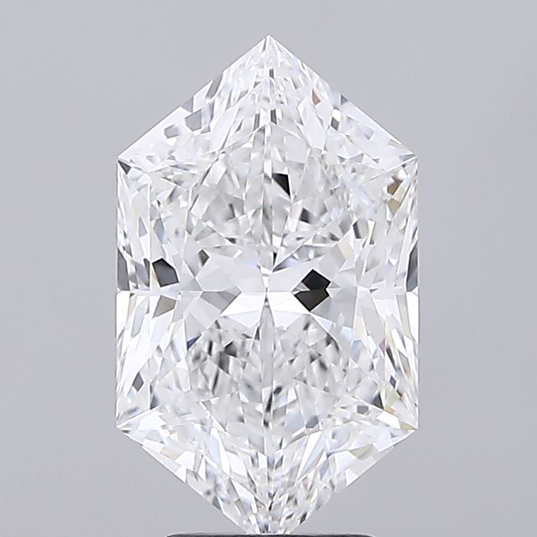 3.69 ct lab-grown Hexagonal Diamond