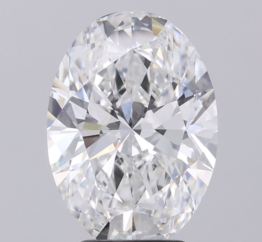 3.70 ct. oval Lab Grown Diamond front image