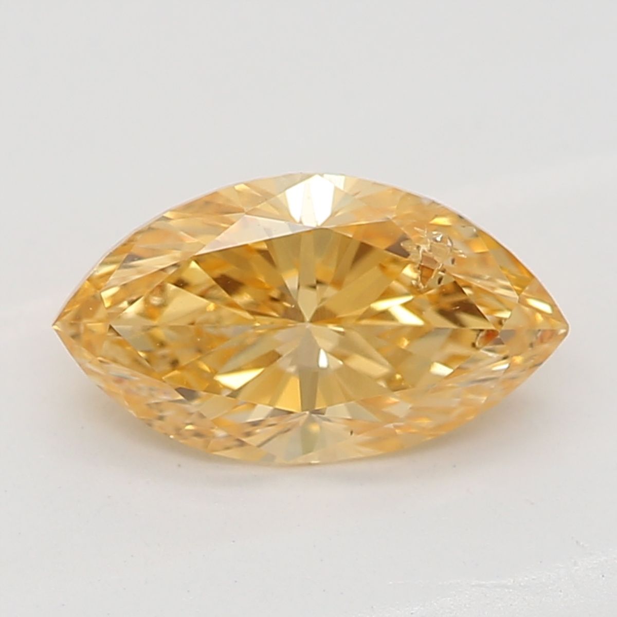 Diament 0.5 ct Fancy Intense Orangey Yellow/