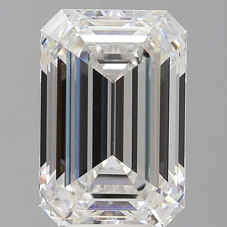 6.09 ct. emerald Lab Grown Diamond front image