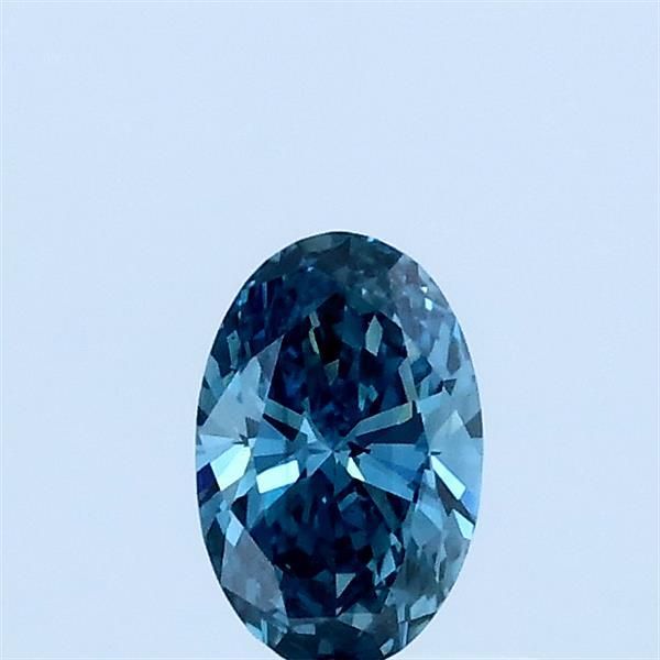 0.31 CT Fancy Vivid Blue OVAL