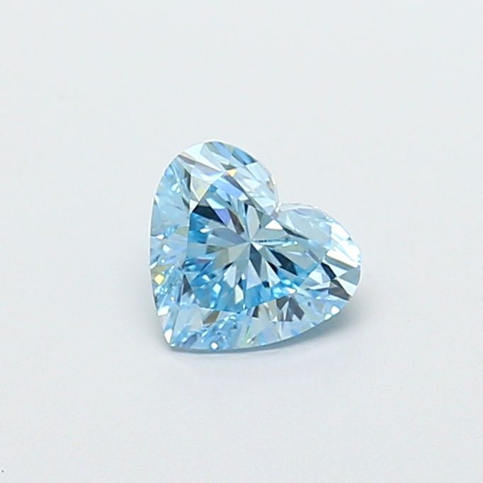 1.06 CT Fancy Intense Blue HEART