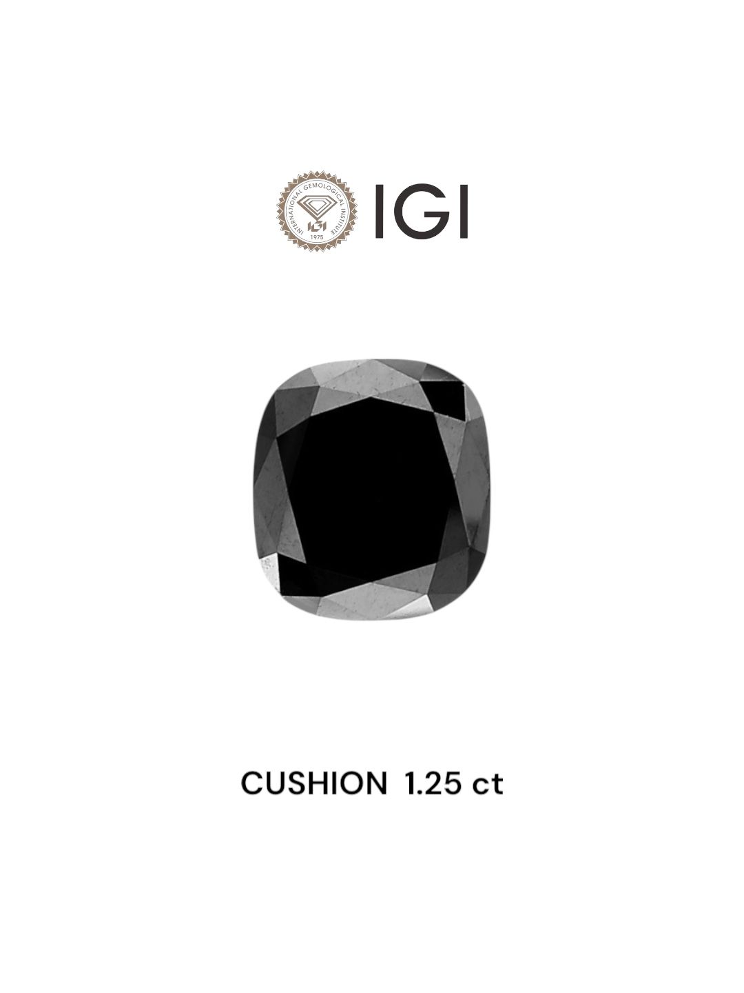 1.25 ct Cushion modified Diamond